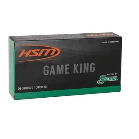 HSM Factory Blemish .300 H&H Magnum 165 Gr. Sierra GameKing Soft Point Boat Tail- Box of 25
