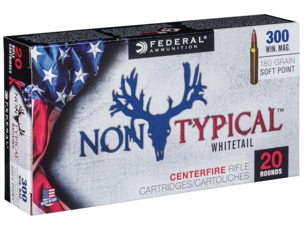 Federal Non-Typical .300 Winchester Magnum 180 Gr. Soft Point- Box of 20
