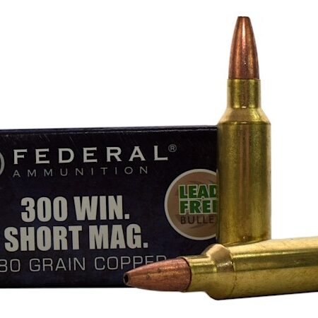 Federal Power-Shok .300 Winchester Short  Magnum (WSM) 180 Gr. Copper Hollow Point- Lead-Free- Box of 20