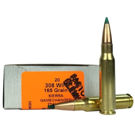 HSM Factory Blemish .308 Winchester 165 Gr. Sierra Gamechanger- Box of 20