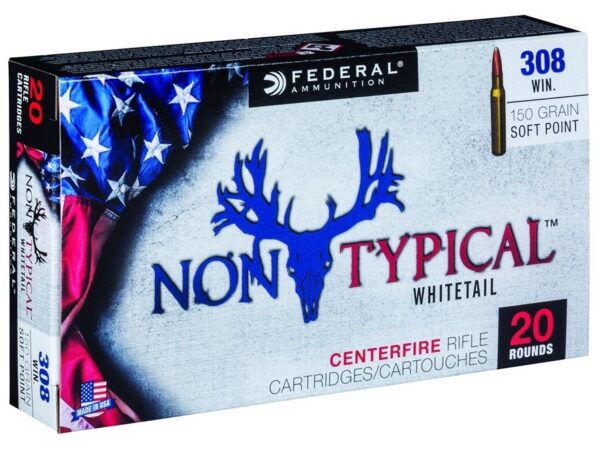 Federal Non-Typical .308 Winchester 150 Gr. Soft Point- Box of 20