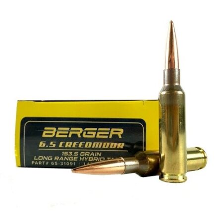 Berger Match Grade 6.5 Creedmoor 153.5 Gr. Long Range Hybrid Target- Box of 20