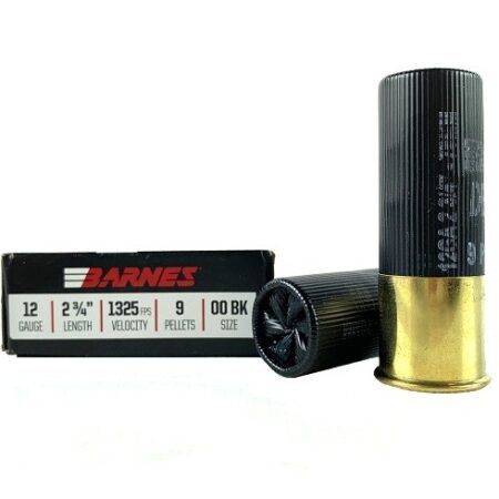 Barnes Defense 12 Gauge 2-3/4" 00 Buckshot 9 Pellets- Box of 5