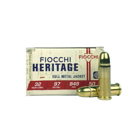 Fiocchi Heritage .32 S&W Long 97 Gr. Full Metal Jacket- Box of 50