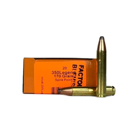 HSM Factory Blemish .350 Legend 170 Gr. Hornady Interlock Spire Point- Box of 20