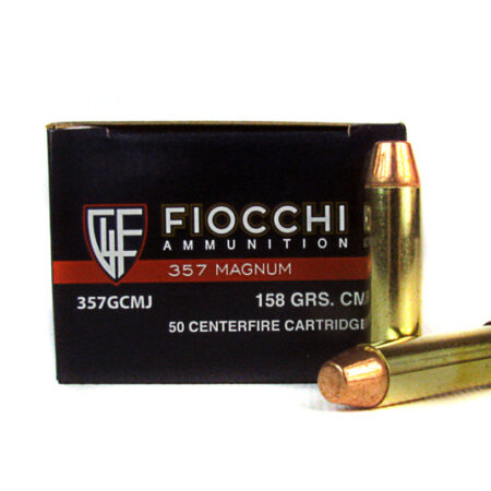 Fiocchi Shooting Dynamics .357 Magnum 158 Gr. Complete Metal Jacket Flat Point- Box of 50