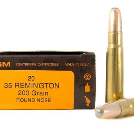 HSM Factory Blemish .35 Remington 200 Gr. Round Nose Soft Point- Box of 20