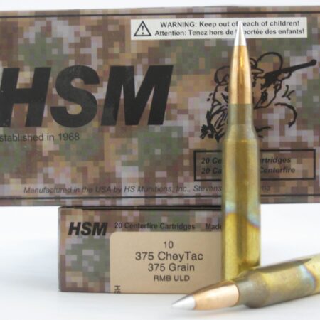 HSM Factory Blemish .375 CheyTac 375 Gr. RMB Ultra Low Drag- Box of 10