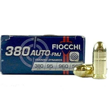 Fiocchi Training Dynamics .380 ACP 95 Gr. Full Metal Jacket- Box of 50