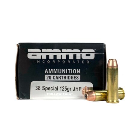 Ammo Incorporated .38 Special 125 Gr. Jacketed Hollow Point- Box of 20