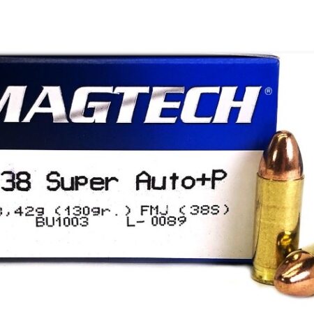 Magtech Sport .38 Super +P 130 Gr. Full Metal Jacket- Box of 50
