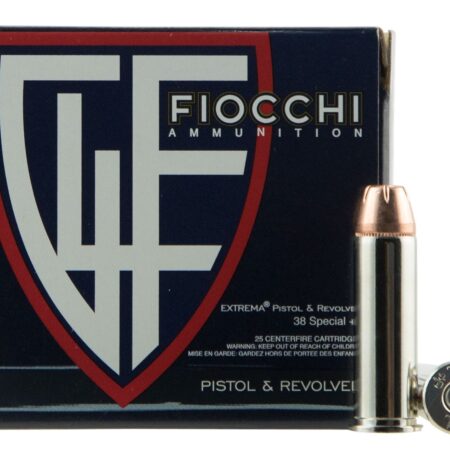 Fiocchi Extrema .38 Special +P 125 Gr. Hornady XTP JHP- Box of 25