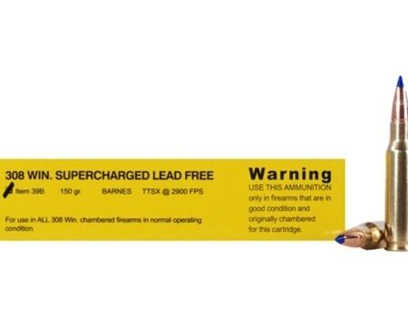 Buffalo Bore SuperCharged .308 Winchester 150 Gr. Tipped TSX Boat Tail- Lead-Free- Box of 20