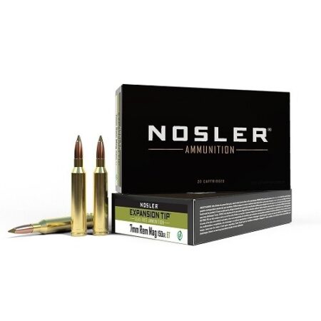 Nosler 7mm Remington Magnum 150 Gr. E-Tip- Lead-Free- Box of 20