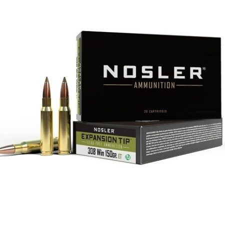 Nosler .308 Winchester 150 Gr. E-Tip- Lead-Free- Box of 20
