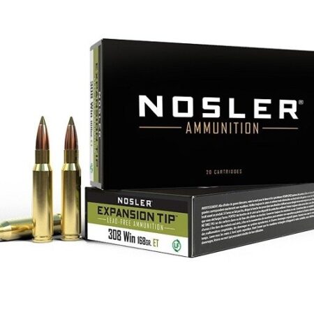 Nosler .308 Winchester 168 Gr. E-Tip- Lead-Free- Box of 20