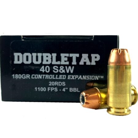 Doubletap .40 S&W 180 Gr. Controlled Expansion Jacketed Hollow Point - Box of 20