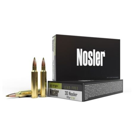 Nosler .30 Nosler 180 Gr. E-Tip- Lead-Free- Box of 20