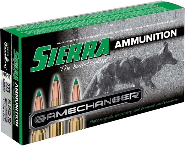 Sierra GameChanger .223 Remington 64 Gr. Tipped GameKing Boat Tail- Box of 20
