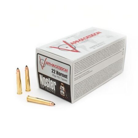 Nosler Varmageddon .22 Hornet 35 Gr. Polymer Tip Flat Base- Box of 50