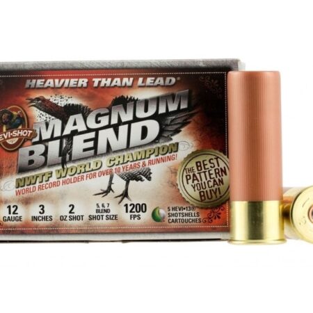 Hevi-Shot Magnum Blend 12 Gauge 3" 2oz #5,6,7 Blend Shot- Box of 5