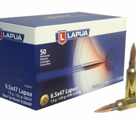 Lapua 6.5x47 Lapua 120 Gr. Scenar-L Open Tip Match- Box of 50