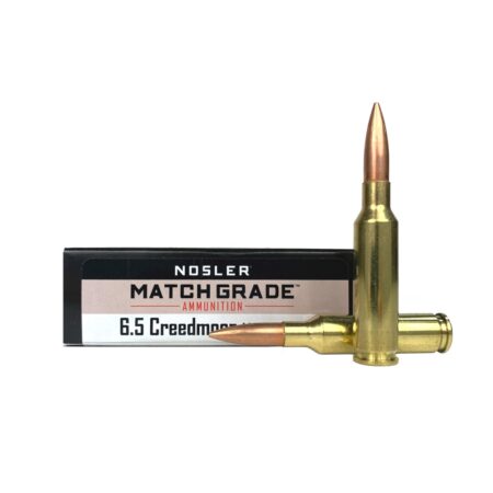 Nosler Match Grade 6.5 Creedmoor 140 Gr. Custom Competition Hollow Point Boat Tail- Box of 20