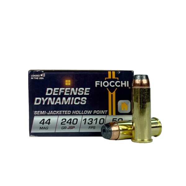 Fiocchi Shooting Dynamics .44 Remington Magnum 240 Gr. Jacketed Soft Point- Box of 50