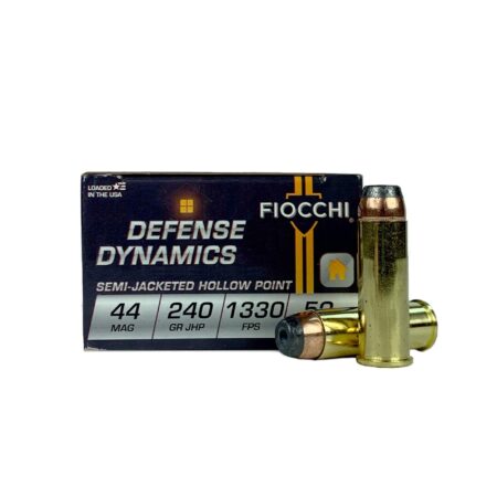 Fiocchi Shooting Dynamics .44 Remington Magnum 240 Gr. Jacketed Hollow Point- Box of 50
