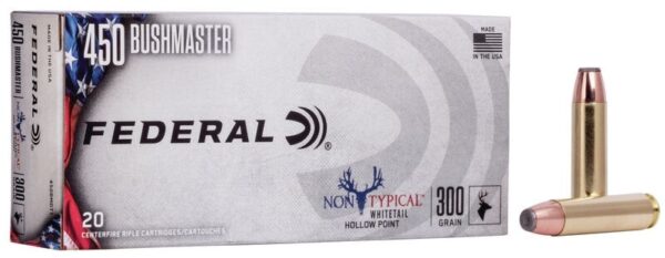 Federal Non-Typical .450 Bushmaster 300 Gr. Hollow Point- Box of 20