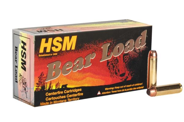 HSM Factory Blemish Bear Load .450 Bushmaster 300 Gr. Jacketed Flat Point- Box of 20