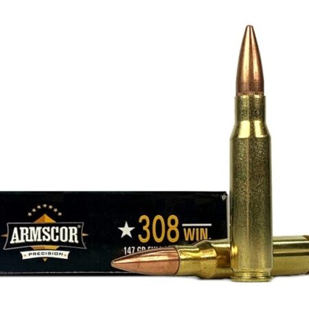 Armscor Precision .308 Winchester 147 Gr. Full Metal Jacket- Box of 20