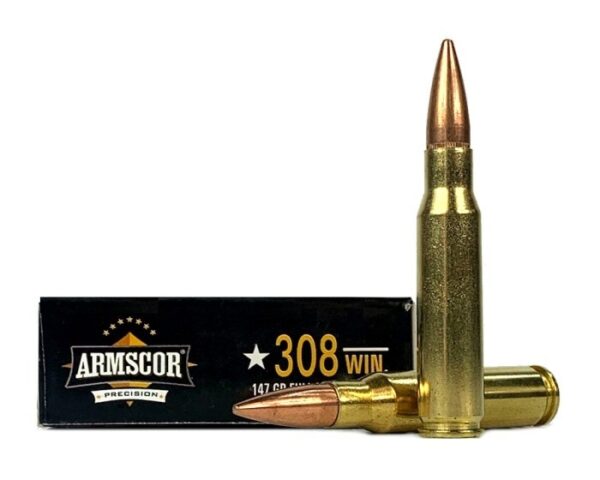 Armscor Precision .308 Winchester 147 Gr. Full Metal Jacket- Box of 20