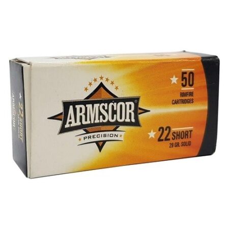 Armscor USA .22 Short 29 Gr. Solid Point- Box of 50