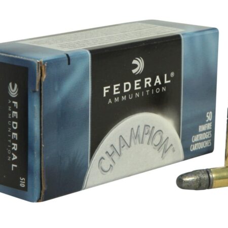 Federal Champion .22 Long Rifle High Velocity 40 Gr. Lead Round Nose- Box of 50