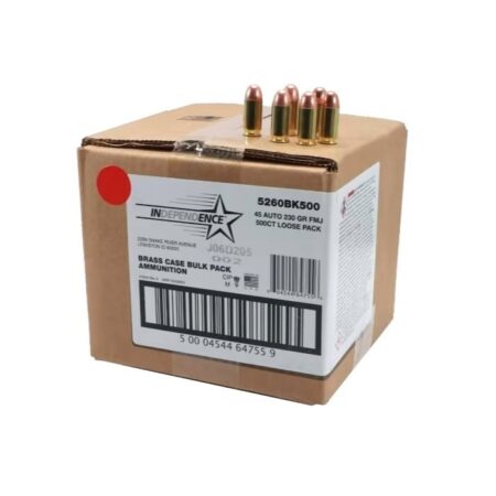 CCI Independence Bulk .45 Auto 230 Gr. Full Metal Jacket- Bulk Pack of 500