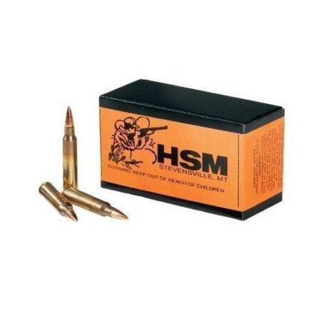 HSM 5.56x45mm NATO 55 Gr. Full Metal Jacket- Box of 50