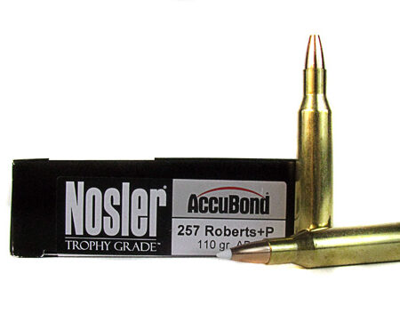 Nosler Trophy Grade .257 Roberts +P 110 Gr. AccuBond- Box of 20