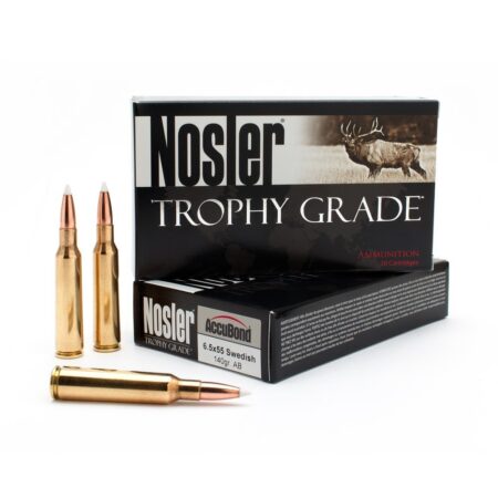 Nosler Trophy Grade 6.5x55 Swedish 140 Gr. AccuBond- Box of 20