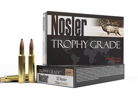Nosler Trophy Grade .33 Nosler 250 Gr. Partition- Box of 20