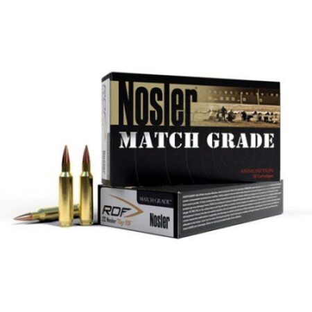 Nosler Match Grade .22 Nosler 85 Gr. RDF Hollow Point Boat Tail Match- Box of 20
