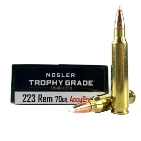 Nosler Trophy Grade .223 Remington 70 Gr. AccuBond- Box of 20