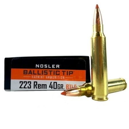 Nosler .223 Remington 40 Gr. Ballistic Tip Varmint- Lead Free- Box of 20