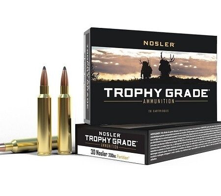 Nosler Trophy Grade .30 Nosler 200 Gr. Partition- Box of 20