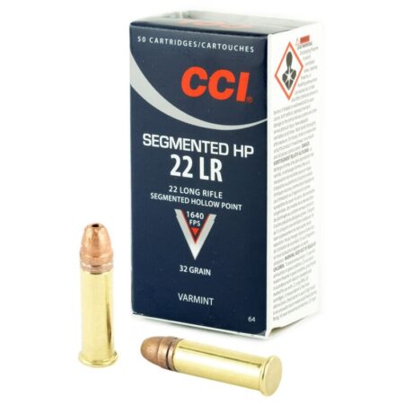 CCI Segmented HP .22 Long Rifle 32 Gr. Segmented Plated Lead Hollow Point- Box of 50