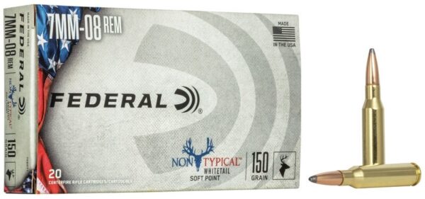 Federal Non-Typical 7mm-08 Remington 150 Gr. Soft Point- Box of 20