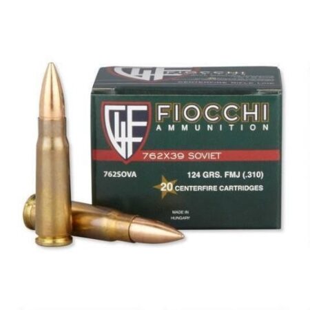 Fiocchi Shooting Dynamics 7.62x39 124 Gr. FMJ- Box of 20
