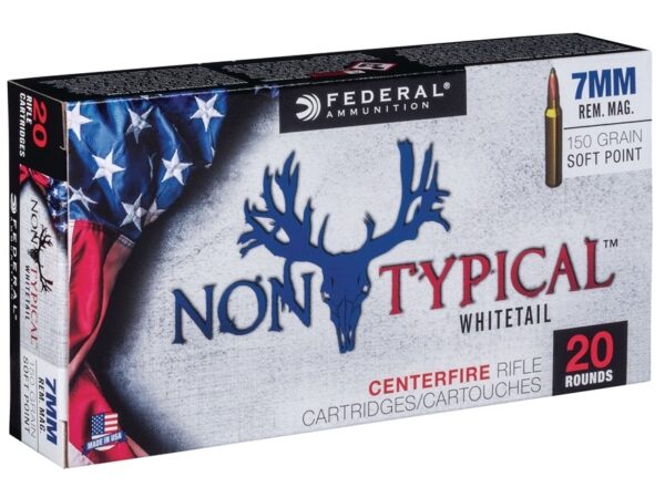 Federal Non-Typical 7mm Remington Magnum 150 Gr. Soft Point- Box of 20