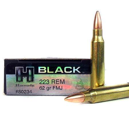 Hornady Black .223 Remington 62 Gr. Full Metal Jacket- Box of 20