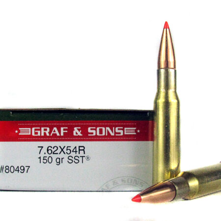 Graf & Sons Hornady 7.62x54R 150 Gr. SST- Box of 20